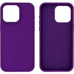 Ancus Silicone Liquid Back Cover Purple (iPhone 15 Pro Max)