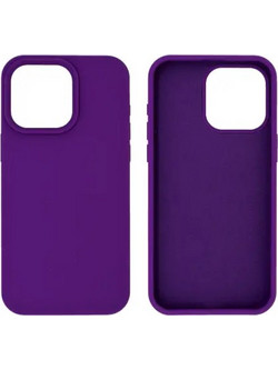 Ancus Silicone Liquid Back Cover Purple (iPhone 15 Pro Max)