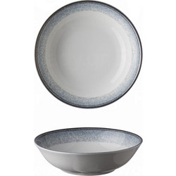 Μπωλ πορσελάνης Φ14cm σειρά Elora Cloudy Grey LUKANDA - Σετ 6 c501030