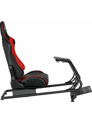 Shark King Of Speed Καρέκλα Gaming Δερματίνης Μαύρη Κόκκινη RSC-303