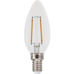 LED Λάμπα E14 Κεράκι Filament 2W Diolamp 360 260lm 4000K - FLAM2NW