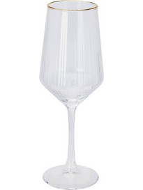 ΠΟΤΗΡΙ ΓΥΑΛΙΝΟ CHIC 380ML ΜΕ ΧΡΥΣΗ ΡΙΓΑ