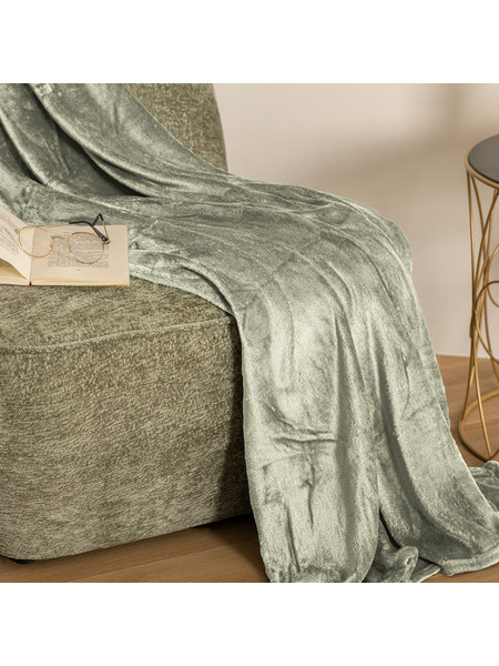 Κουβέρτα Καναπέ Fleece (130x180) A-S Ollis Celadon 156047Q