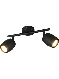 Φωτιστικό Οροφής- Σποτ Nancy R86262032 2xGU10 35W 27,5x15,5cm Black RL Lighting