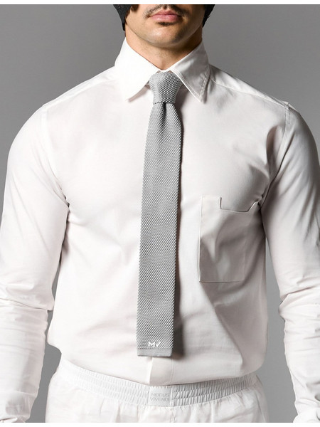 Knitted Tie Grey