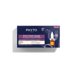 Phyto Phytocyane Anti-Hair Loss Treatment Progressive Hair Αμπούλες κατά της Τριχόπτωσης 12x5ml