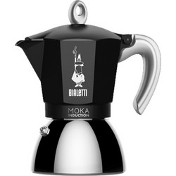 Bialetti Moka Induction Pot Μπρίκι Espresso 4Cups Μαύρο