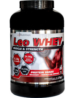 Leofit LeoWhey Chocolate Πρωτεΐνη Ορού Γάλακτος Γράμμωσης 2.27kg