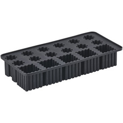 Zone Denmark Παγοθήκη Σιλικόνης 22x11,2x3,9 - Singles Black