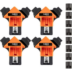 NEO TOOLS Σφιγκτήρες γωνιών σετ 4τεμ 45-492