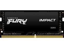 Kingston Fury Impact 8GB (1X8GB) DDR4 RAM 3200MHz C20 SoDimm Black