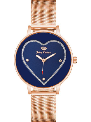 Juicy Couture Γυναικείο Ρολόι με Ροζ Χρυσό Μεταλλικό Μπρασελέ JC/1240NVRG