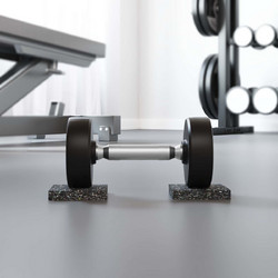 vidaXL Ρολός Γρανουλάρου Καουτσούκ Μαύρο 500 x 12 x 1 εκ Λάστιχο