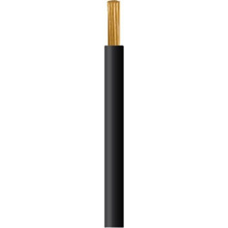 ΚΑΛΩΔΙΟ NYAF H07V-K 1Χ6mm² ΜΑΥΡΟ (100m/roll) EUROLAMP - 150-13440