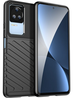 Thunder Case case for Xiaomi Poco F4 5G silicone armor case black