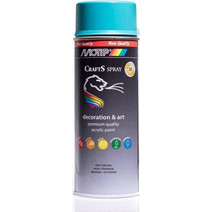 Motip Deco Spray Paint Σπρέι Βαφής RAL5018 Turquoise Blue Gloss 400ml