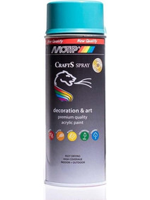 Motip Deco Spray Paint Σπρέι Βαφής RAL5018 Turquoise Blue Gloss 400ml