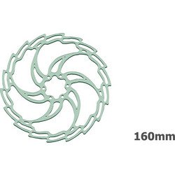 ΔΙΣΚΟΦΡΕΝΟΥ ΔΙΣΚΟΣ TKX 160mm - DB-05-160 silver