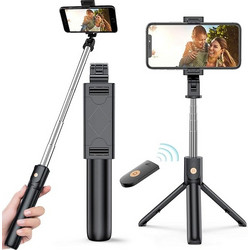 Selfie Stick Με Τρίποδο Και Ασύρματο Τηλεχειριστήριο 3 σε 1 Andowl Q-ZP70
