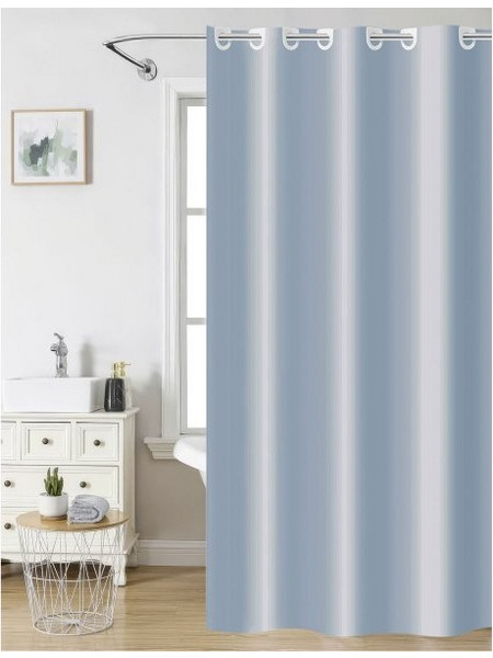 Κουρτίνα Μπάνιου (180x200) Aqua Blue Nima Home Μπλε 180x200
