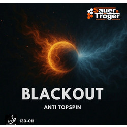 Blackout - Anti, Χρώμα Λαστιχου: ΓΑΛΑΖΙΟ, Πάχος σπόγγου: 2.0mm