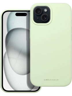 Roar Cloud-skin Back Cover Light Green (iPhone 15)