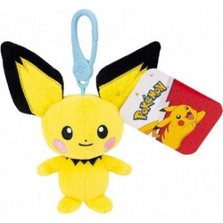 Jazwares Pokemon - Λούτρινα Μπρελόκ 10 Εκ. W14 Pichu JW095177-W14