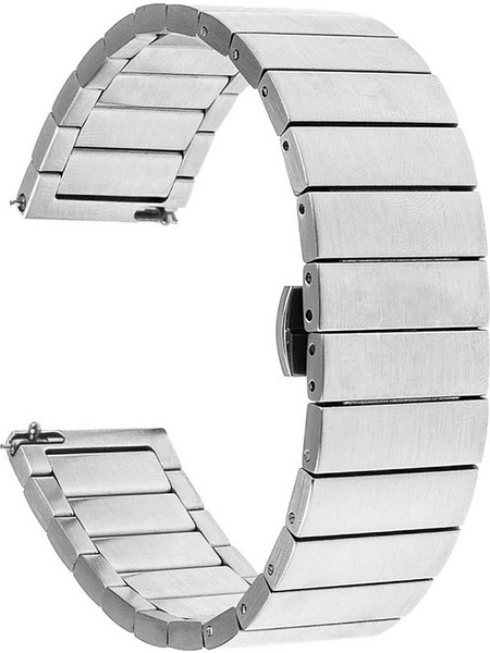 Μεταλλικό Μασίφ Μπρασελέ σε Ασημί Χρώμα 22mm - KOSTELO