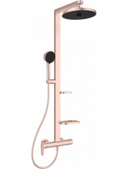 Ideal Standard Στήλη Ντουζ Στήλη ντους με μπαταρία Ideal Standard Ceraflow ALU+ BD584RO χρώμα ροζ ματ