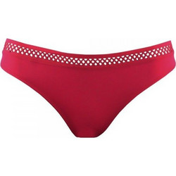 Wine Red Slip Γυναικείο Σλιπ Μαγιό κανονική γραμμή σε Μπορντό χρώμα Μπορντό