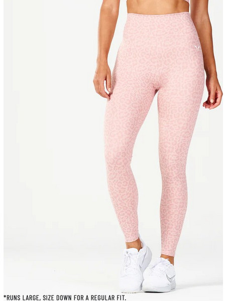 CORE AGILE ACT LEGGINGS 27" - PALE MAUVE PRINT