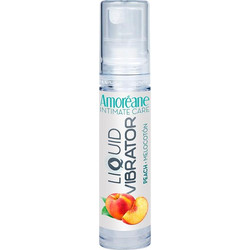 Amoreane Peach Liquid Vibrator Λιπαντικό Gel Νερού Κόλπου & Πρωκτού 10ml