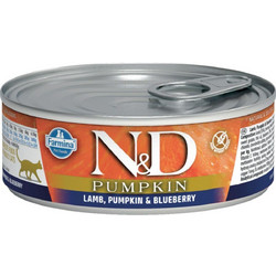 Farmina N&D Pumpkin Grain Free Adult with Lamb, Pumpkin & Blueberry 70gr