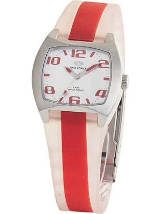 Time Force Γυναικείο Ρολόι με Κόκκινο Λουράκι TF2253L-06