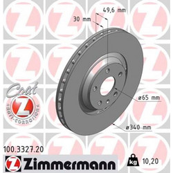 Zimmermann Δισκόπλακα - 100.3327.20