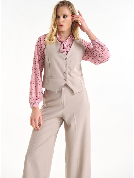 Γιλέκο Κοστουμιού Με Κουμπιά Και Tailored Γραμμή