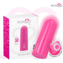 Moressa Nix Remote Control Bullet Δονητής Bullet για Ζευγάρια με Τηλεχειριστήριο Ροζ