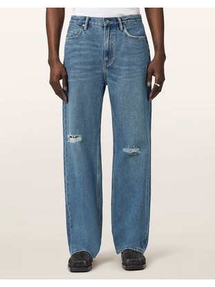 AllSaints Lenny Ανδρικό Τζιν Destroy Mid Indigo M019EE