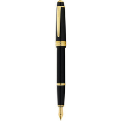 Cross Bailey Light(TM) Polished Black Resin and Gold Tone(M) Nib Πένα/ Fountain Pen AT0746-9MF