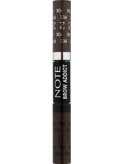 Note Brow Addict Tint + Shaping 04 Αδιάβροχο Gel Φρυδιών 2x5ml