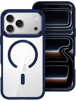 Roar Case Mag Bumper Compatible With Magsafe For Iphone 16 Pro Navy blue