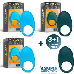 Pack Ringo Silicone Vibrating Ring with App
