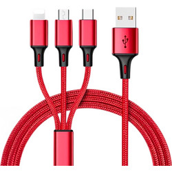 POWERMASTER CHARGE CABLE FOR IPHONE, SAMSUNG, ANDROID