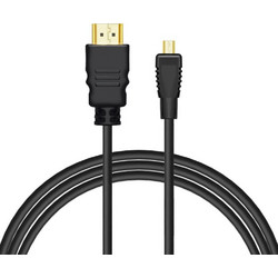 SAVIO Καλώδιο HDMI 1.4 HDMI Male to Micro HDMI Male 1m Black