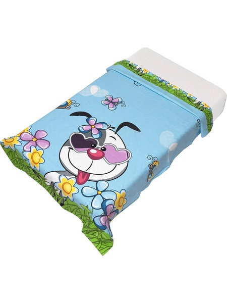 Beauty Home Art 5261 Κουβέρτα Αγκαλιάς Πικέ 95x145 Γαλάζια