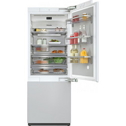 Miele KF 2802 VI Εντοιχιζόμενος Ψυγειοκαταψύκτης 452lt No Frost Υ212.7xΠ75.6xΒ62.9cm Inox