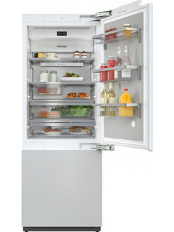 Miele KF 2802 VI Εντοιχιζόμενος Ψυγειοκαταψύκτης 452lt No Frost Υ212.7xΠ75.6xΒ62.9cm Inox
