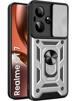 Bodycell Armor Slide Cover Case Θήκη Silver (Realme GT 7/GT 7T)