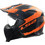 LS2 OF606 Drifter Mud Matt Black Orange Κράνος Μηχανής Crossover / Modular 1300gr