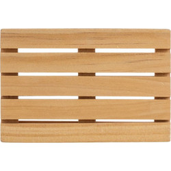 Σουβέρ Ξύλινη Παλέτα Φυσικό Χρώμα 12x8x1.8cm